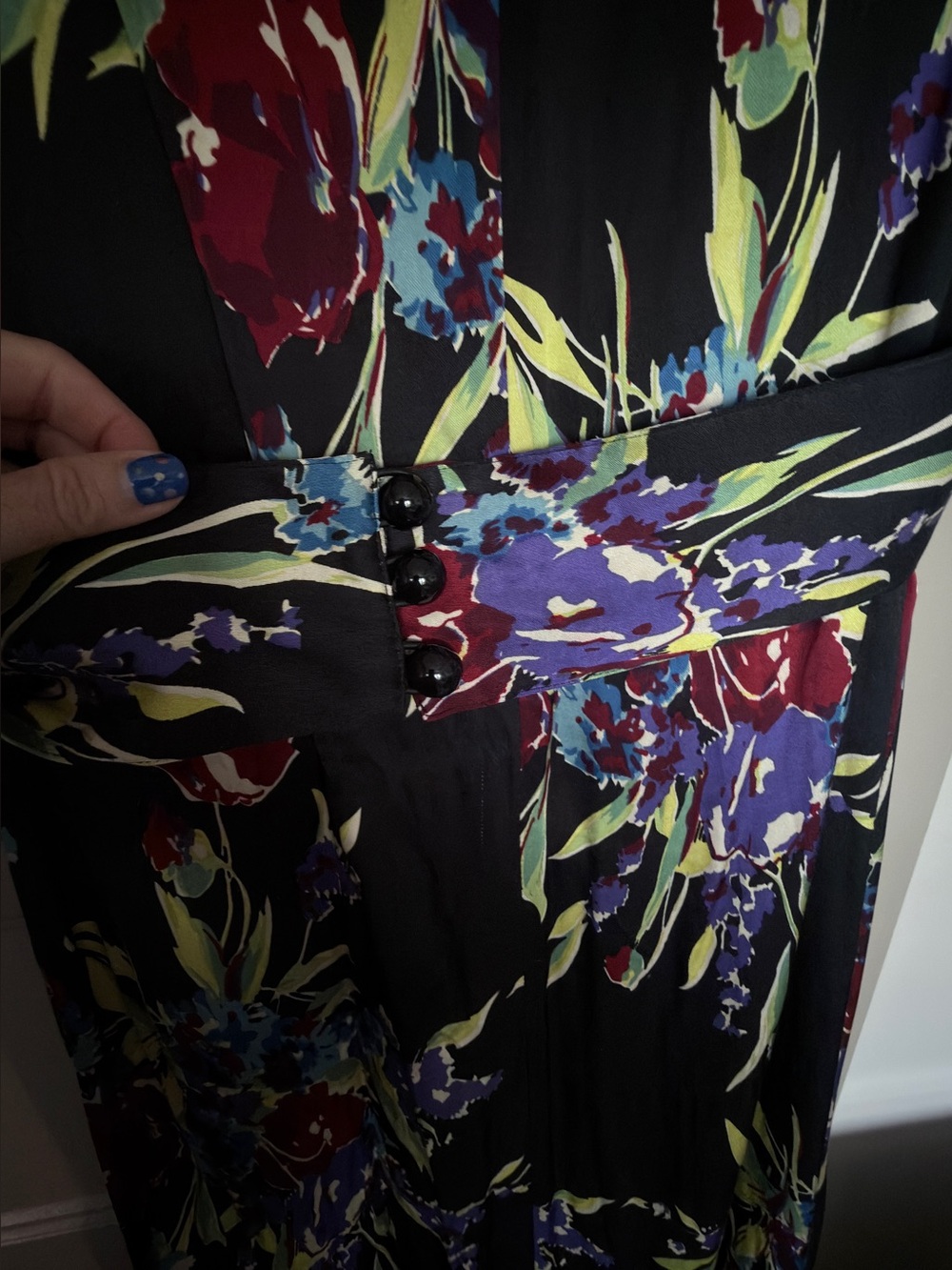 NWT Caftan Dress by Trashy Diva XXL Midnight Garden - Picture 8 of 9